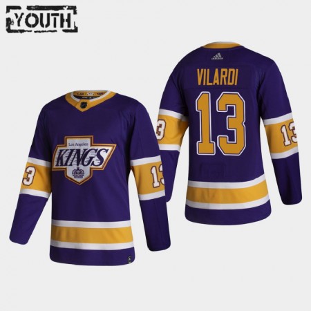 Kinder Eishockey Los Angeles Kings Trikot Gabriel Vilardi 13 2020-21 Reverse Retro Authentic